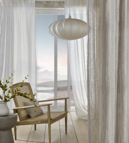 Rapello Fabric by Clarke & Clarke Pebble