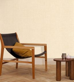 Raphia Wallpaper by Caselio Beige