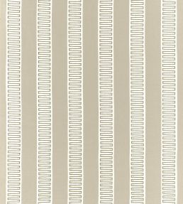 Raritan Line Embroidery Fabric by Thibaut Beige