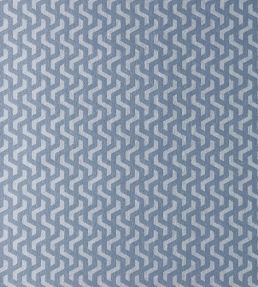 Rattan Wallpaper by 1838 Wallcoverings Blue Dusk