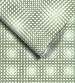 Rattan Wallpaper by Woodchip & Magnolia Evergreen