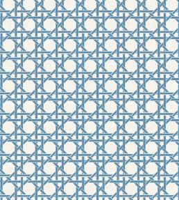 Rattan Wallpaper by Woodchip & Magnolia Indigo