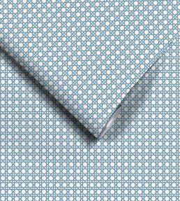 Rattan Wallpaper by Woodchip & Magnolia Indigo