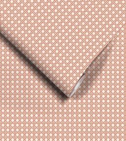 Rattan Wallpaper by Woodchip & Magnolia Rust