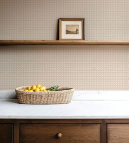 Rattan Wallpaper by Woodchip & Magnolia Soft Apricot