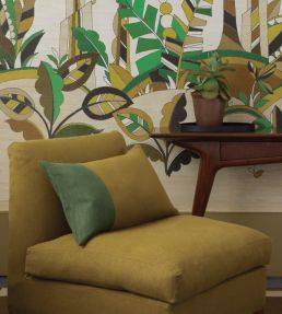 Ravello Linen Fabric by Jim Thompson No.9 Midnight