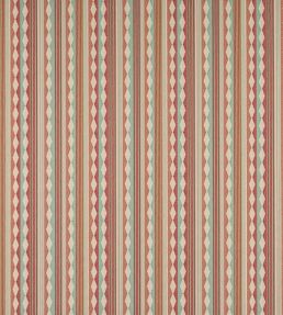 Ravi Stripe Fabric by Jane Churchill Pink/Aqua