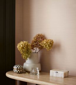 Raya Silk Embossed Wallpaper by Romo Vanilla