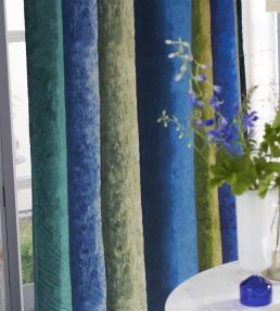 Rayure Chinoise Fabric by Designers Guild Cobalt