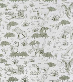 Realite Irreelle Coton Fabric by Casal Kaki