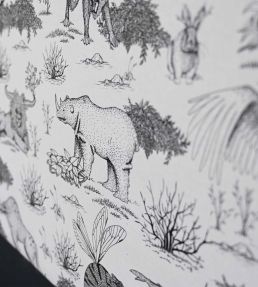Realite Irreelle Coton Fabric by Casal Kaki