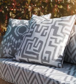 Reef Outdoor Fabric by Andrew Martin Ice