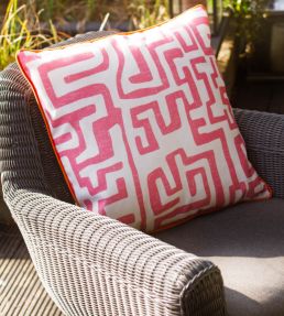 Reef Outdoor Fabric by Andrew Martin Ice