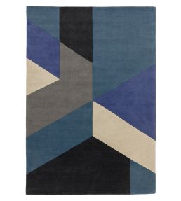 Asiatic Reef Big Geo rug Blue RF-13-120170 Blue