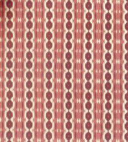 Reel Stripe Fabric by Ian Sanderson Damson