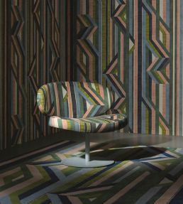 Reflets Sur Le Rhone Fabric by Christian Lacroix Vert Riziere