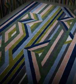 Christian Lacroix Reflets Sur Le Rhone rug Vert Riziere RUGCL0360 Vert Riziere