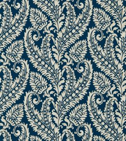 Regale Wallpaper by Clarke & Clarke Denim