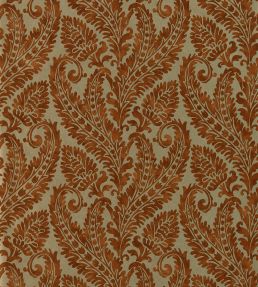 Regale Wallpaper by Clarke & Clarke Russet/Gilver