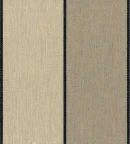 Regatta Stripe 3 Fabric by Ian Mankin Black