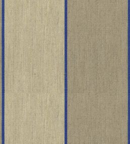 Regatta Stripe 3 Fabric by Ian Mankin Indigo