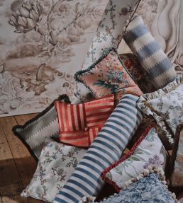 Aperigon Swag Fabric by Sanderson Gobelin Green