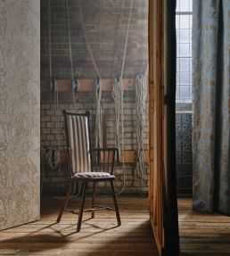 Regency Aperigon Fabric by Sanderson Nut/Alabaster