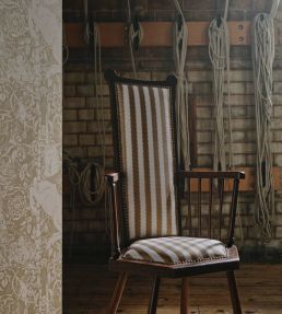 Regency Aperigon Fabric by Sanderson Nut/Alabaster