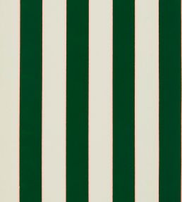 Regency Stripe Wallpaper by Osborne & Little Emerald/Blossom