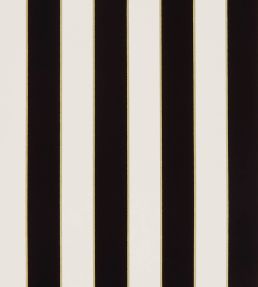Regency Stripe Wallpaper by Osborne & Little Ivory/Black