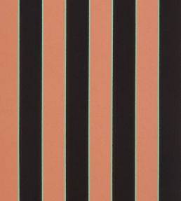 Regency Stripe Wallpaper by Osborne & Little Terracotta