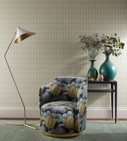Regency Tulip in Wellington Velvet Fabric by Liberty Lacquer