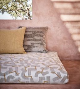 Rene Fabric by Zinc Taupe