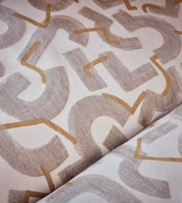 Rene Fabric by Zinc Taupe