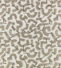 Rene Fabric by Zinc Taupe