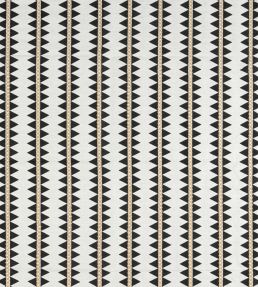 Reno Stripe Fabric by Thibaut Black