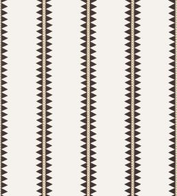 Reno Stripe Wallpaper by Thibaut Black