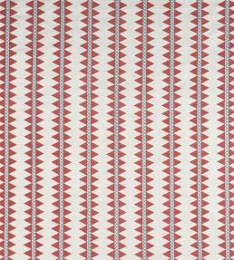 Reno Stripe Fabric by Thibaut Coral