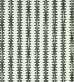 Reno Stripe Fabric by Thibaut Green