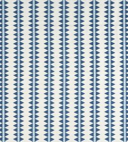 Reno Stripe Fabric by Thibaut Navy