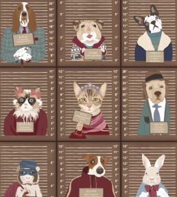 Resisting Arrest Wallpaper by Brand McKenzie Dark Roast