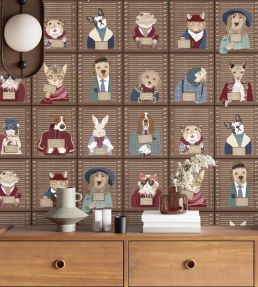 Resisting Arrest Wallpaper by Brand McKenzie Dark Roast