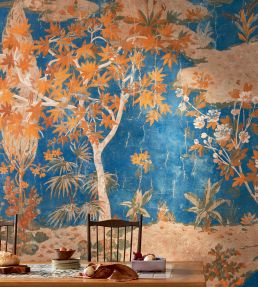 Retour des Indes Mural by Elitis L'illusion d'un Clair Obscur