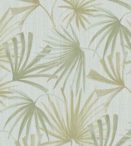Retro Palms Wallpaper by Eijffinger Blue/Green
