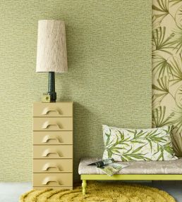 Retro Palms Wallpaper by Eijffinger Green