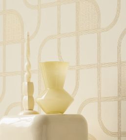 Trace Wallpaper by Eijffinger White/Cream