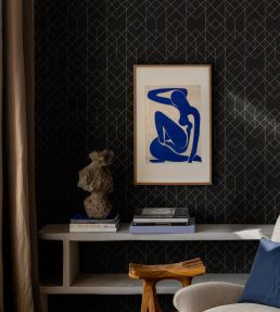 Rhombohedral Wallpaper by Coordonne Slate