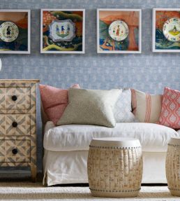 Rhubarb Fabric by Andrew Martin Brook