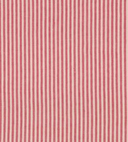 Rhubarb Stripe Fabric by MINDTHEGAP Red White