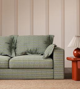 Ribble Fabric by Scion Green/Coast Blue